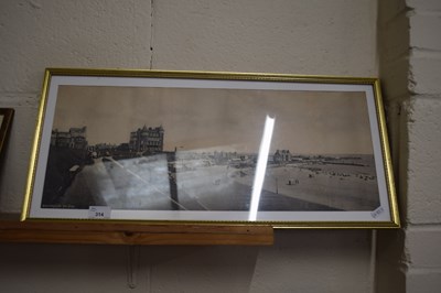 Lot 314 - Framed black and white photograph of Gorleston...