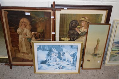 Lot 352 - Two late 19th Century chromolithograph prints,...