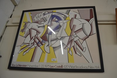 Lot 752 - Roy Lichtenstein reproduction exhibition print,...