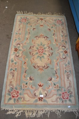 Lot 757 - Green ground Chinese rug