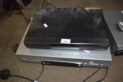 Lot 779 - Panasonic VHS player together with a Humax PVR-...