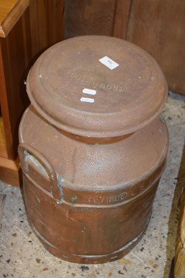 Lot 384 - Vintage milk churn maked Trowbridge