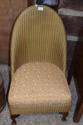 Lot 385 - Gold finish Lloyd Loom side chair