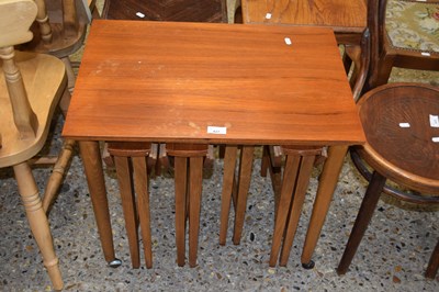 Lot 427 - Retro Czechoslovakian teak veneered nest of...