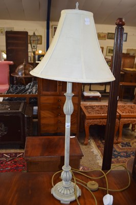 Lot 435 - Modern metal based table lamp