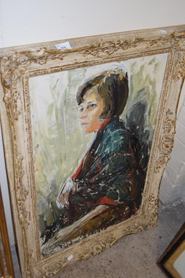 Lot 478 - Margaret Milnes - June, oil on canvas set in a...