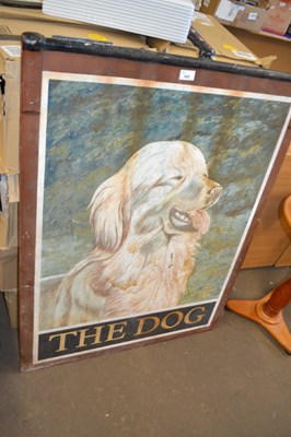 Lot 826 - The Dog pub sign