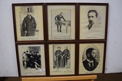 Lot 19 - Group of six reproduction photographic prints,...