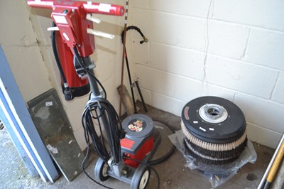 Lot 893 - Victor floor polisher with brushes and...