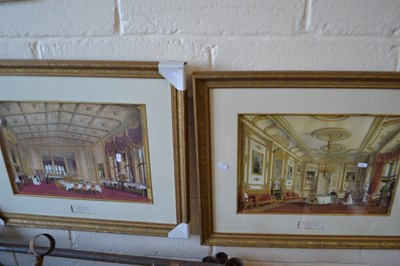 Lot 899 - Five reproduction interior scenes of Windsor...