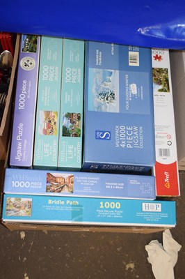 Lot 945 - One box of various jigsaw puzzles