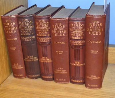 Lot 357 - Coward: Birds of the British Isles Pocket Ed 6 Vols London 1928