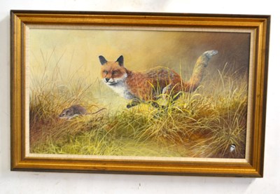 Lot 71 - David Feather (British, b.1952), Fox chasing...