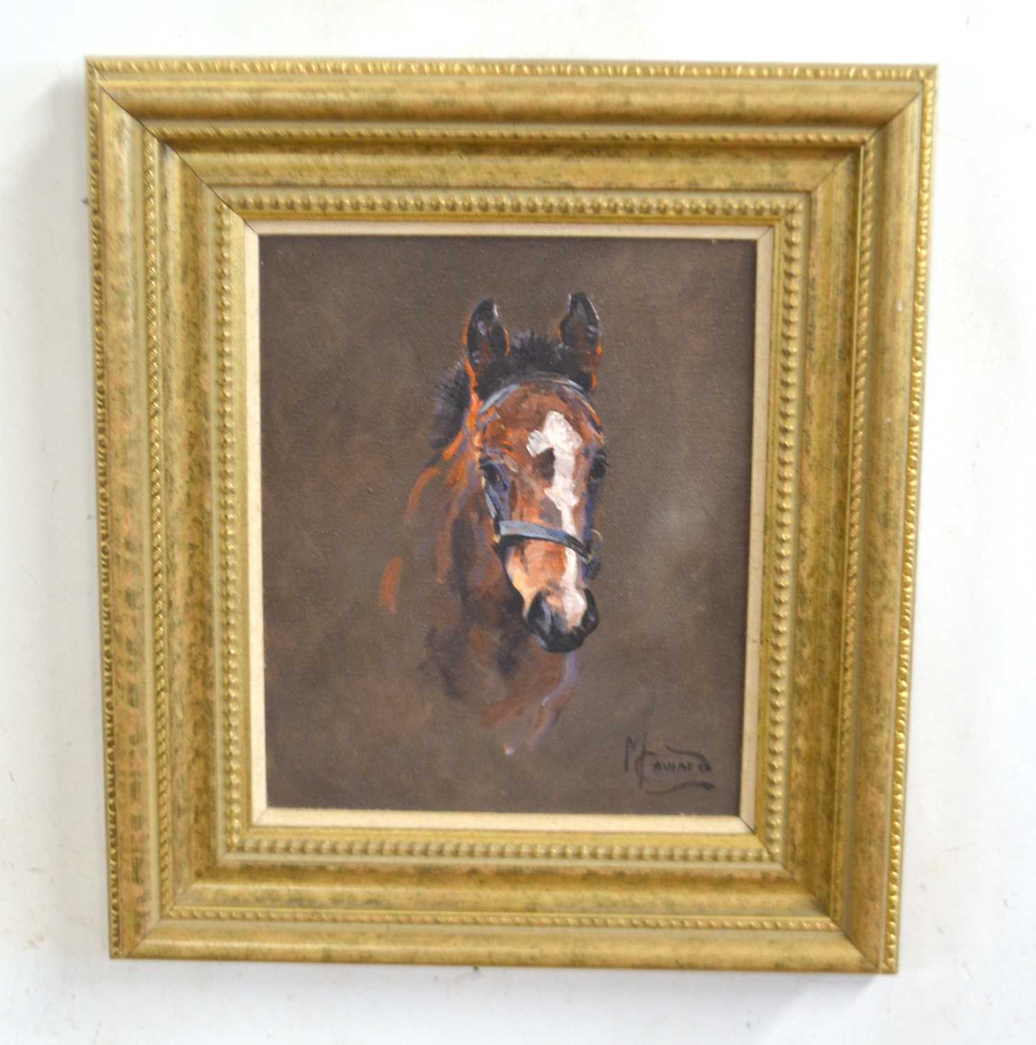 Lot 84 - Malcolm Coward (British, b.1948), Horse's head...