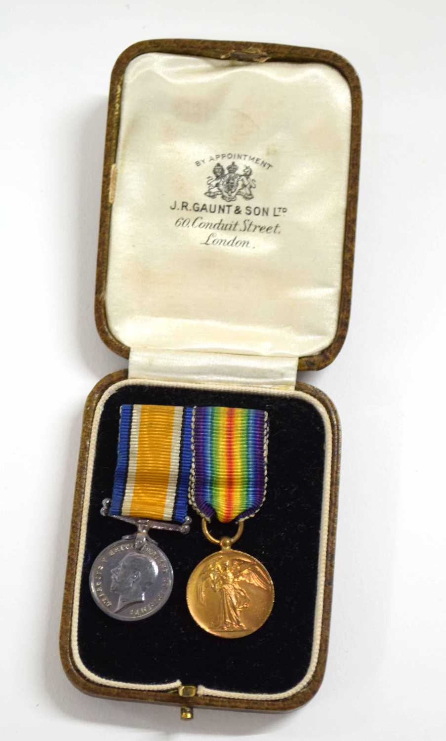 Lot 11 - Pair of WWI medal miniatures to include...