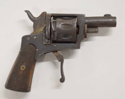 Lot 48 - Small pocket pistol (a/f), hammer and firing...
