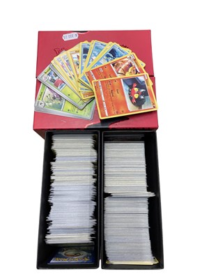 Lot 489 - 1) A large quantity of various Pokemon cards,...