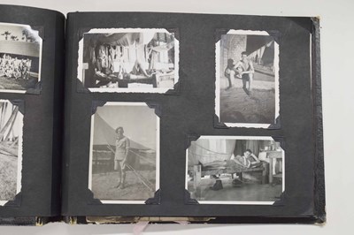 Lot 70 - WWII 1930s-1940s private snapshot photo album...