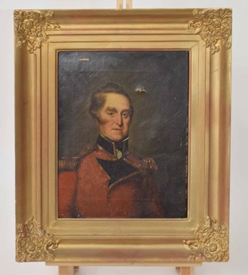 Lot 78 - 19th century framed oil on canvas portrait of...