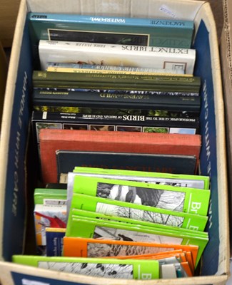 Lot 379 - Box of bird books including Waterfowl,...