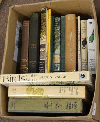 Lot 382 - Box of Ornithology books, Birds of the World,...