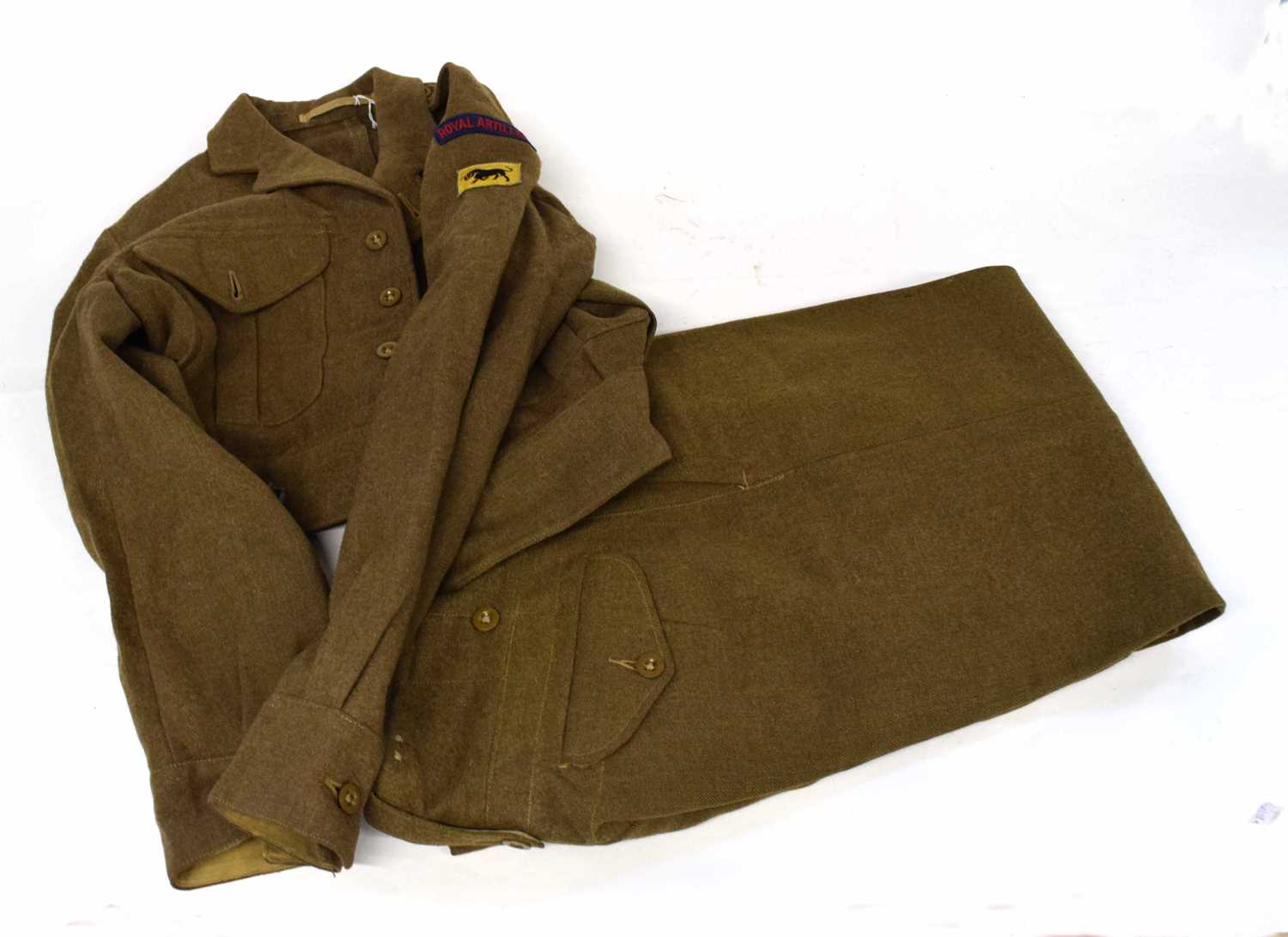 Lot 86 - Set of battle dress 1949 pattern to include...