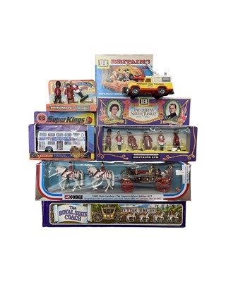 Lot 222 - A mixed lot of boxed  die-cast Royal-interest...