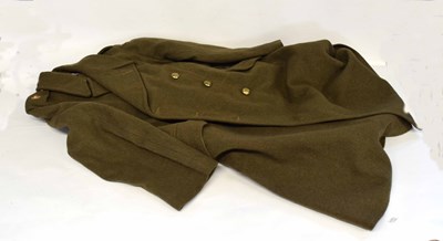Lot 87 - British Army greatcoat dated 1952, dismounted,...