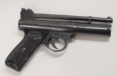 Lot 103 - 20th century Webley Mk I air pistol by Webley...