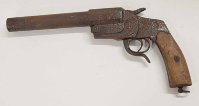 Lot 108 - WWI German M1894 Hebel flare pistol (a/f),...