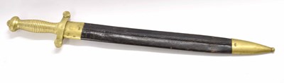 Lot 109 - French 1831 model artillery short sword with...