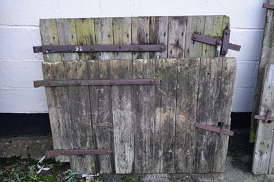 Lot 82 - Split barn door, width 126cm