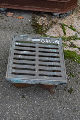Lot 102 - Cast drain cover by Wade