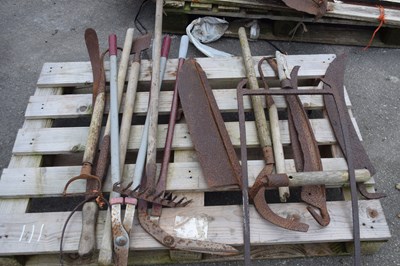 Lot 111 - Quantity of garden hand tools