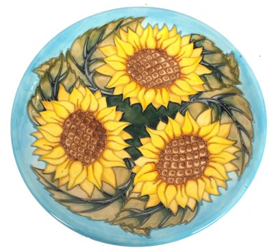 Lot 63 - A Moorcroft "Sunflower" charger