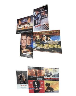 Lot 148 - A collection of Action film quad posters, to...