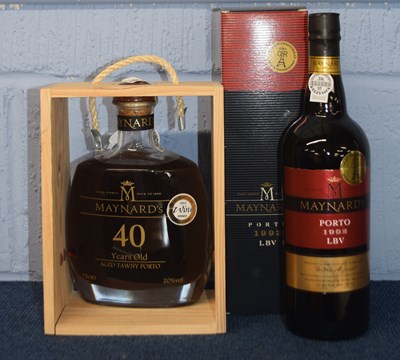 Lot 265 - Maynards Port: to include Maynards 40 Years...