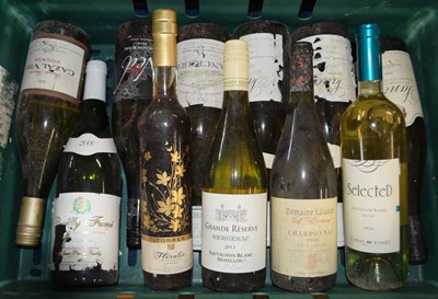 Lot 288 - Eleven bottles of assorted white wines to...