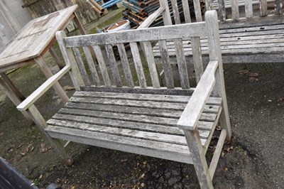 Lot 144 - Garden bench, width 120cm
