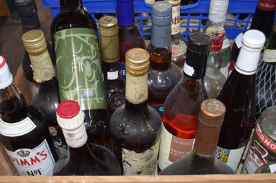 Lot 300 - Mixed lot: to include Cognac, Vodka, Bacardi,...