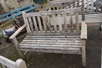 Lot 145 - Garden bench, width 120cm