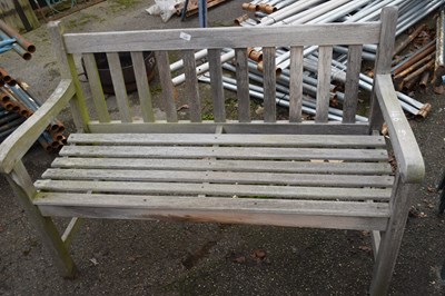 Lot 146 - Garden bench, width 122cm
