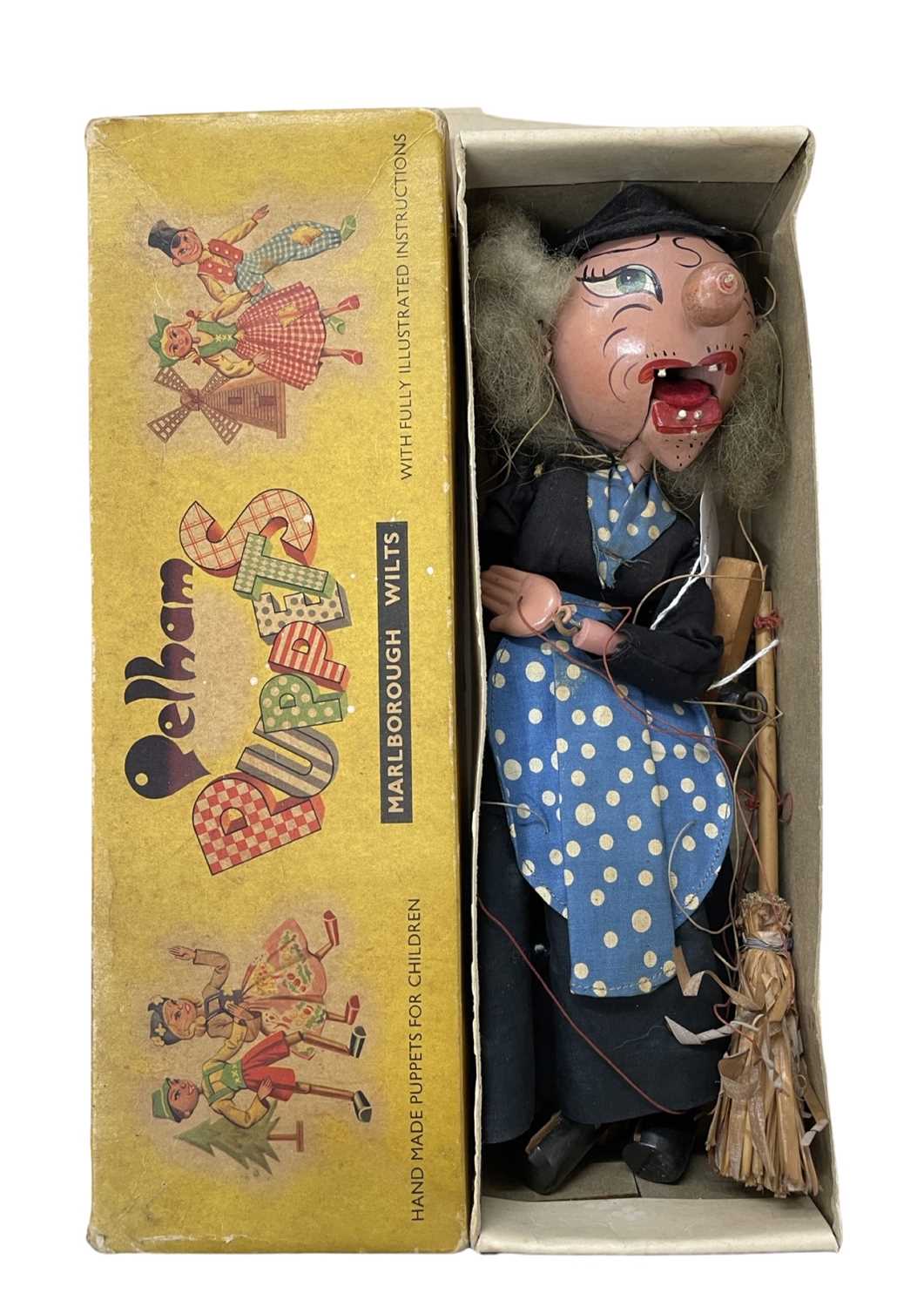 Lot 157 - A boxed Pelham Puppets SM witch with original...