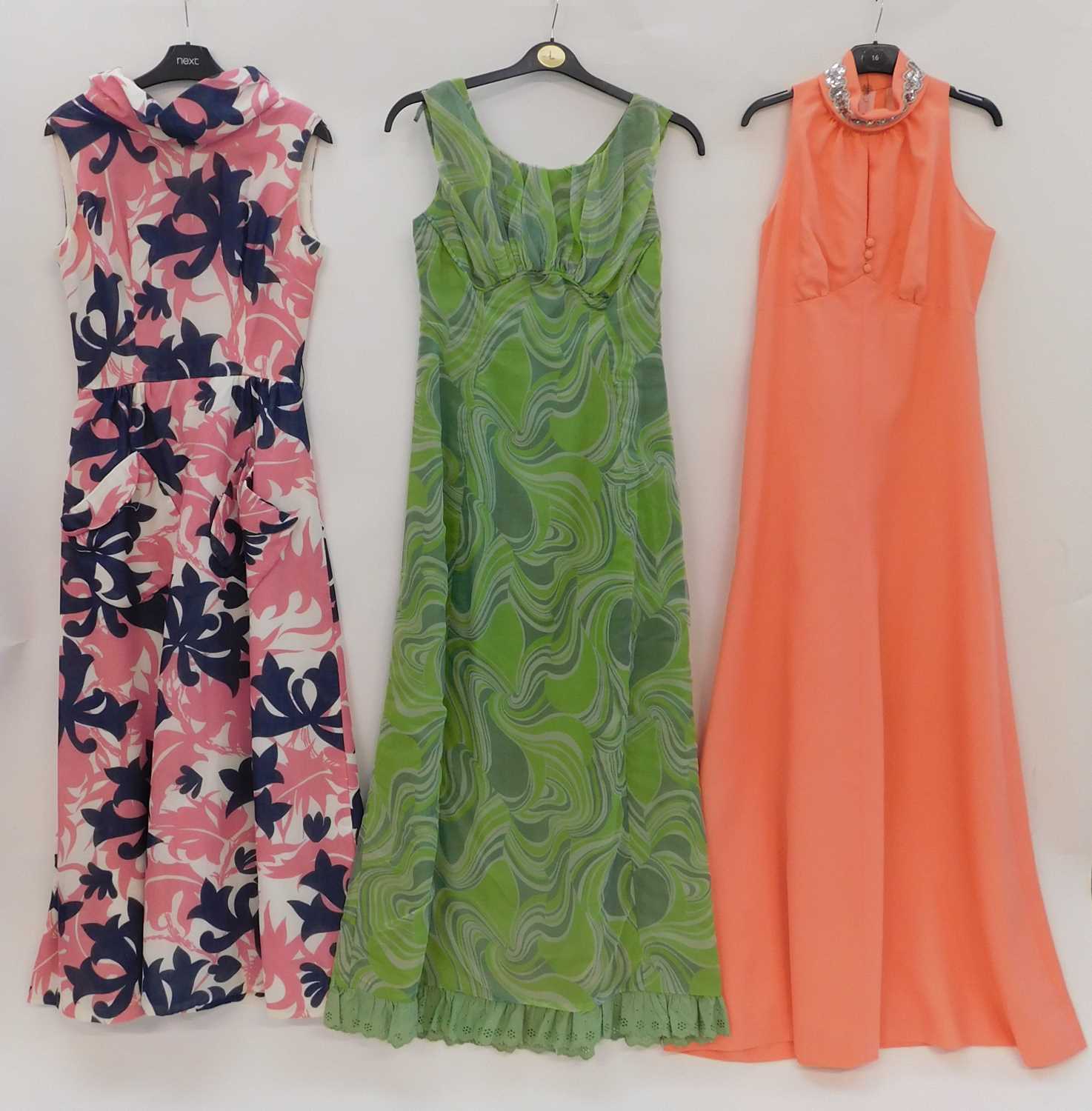 Lot 64 - Three c.1970's dresses to include two by...