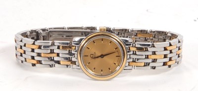 Lot 385 - Lady's Quartz Omega wristwatch  with...