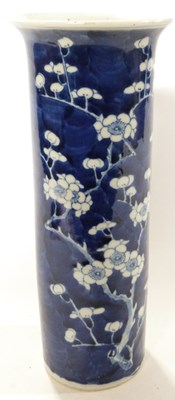 Lot 352 - 19th Century Chinese porcelain vase, the blue...