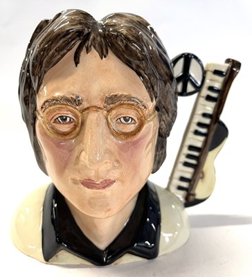 Lot 371 - Character jug modelled as John Lennon,...