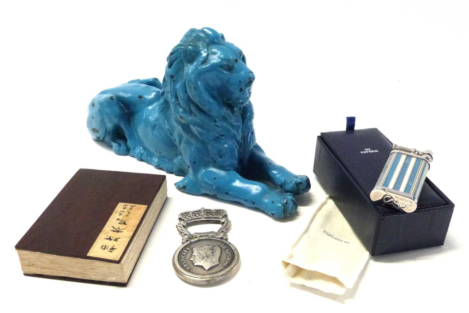 Lot 468 - A boxed Corona cigarette lighter in original...