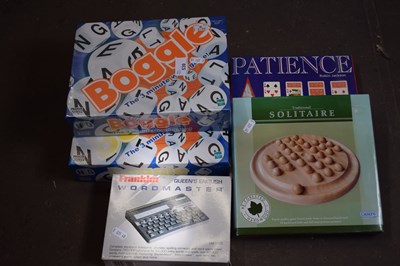 Lot 539 - Quantity of games to include Boggle, Solitaire...