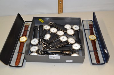 Lot 91 - A quantity of modern wristwatches